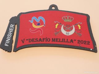 MEDALLA DEPORTIVO MILITAR. V DESAFÍO MELILLA 2022