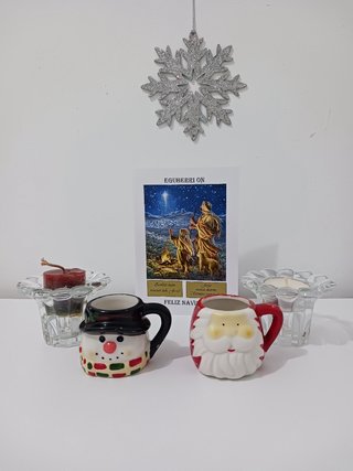 Portavela navideñas. 4 lotes hermosos.