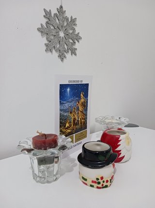 Portavela navideñas. 4 lotes hermosos.