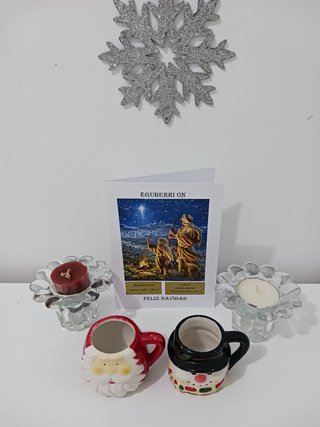 Portavela navideñas. 4 lotes hermosos.