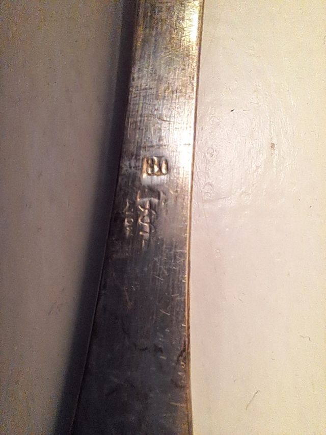 Juego cubiertos baño plata