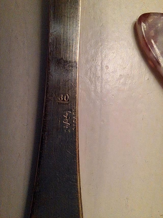 Juego cubiertos baño plata