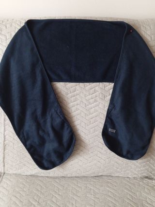 Bufanda unisex con bolsillos con cierre