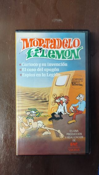 Lote 5 VHS Mortadelo y Filemón