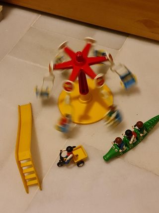 REYES MAGOS Parque Playmobil con 6 figuras del sXX