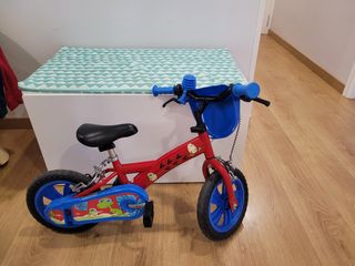 Bicicleta infantil 12" de dinosaurios
