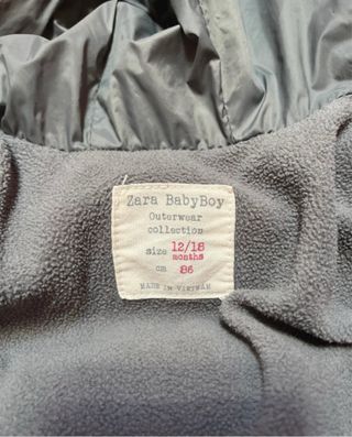 Giubbotto Bambino Nero 86 cm