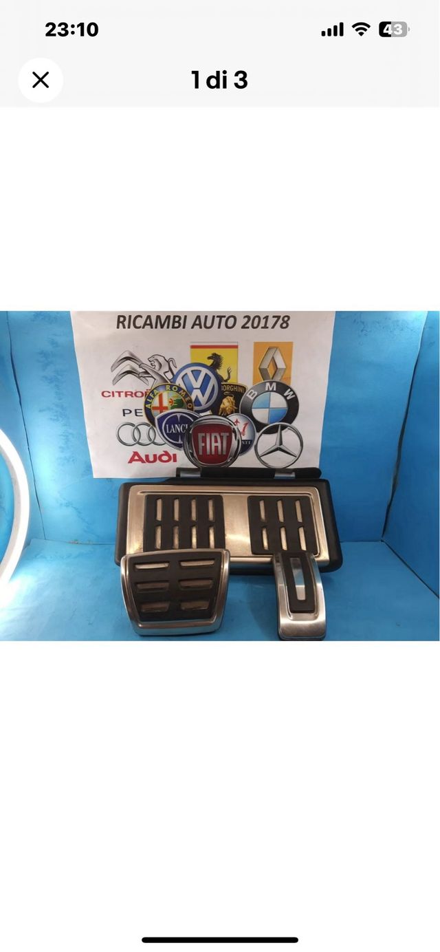 COPRI PEDALI GOLF 7 AUTOMATICO