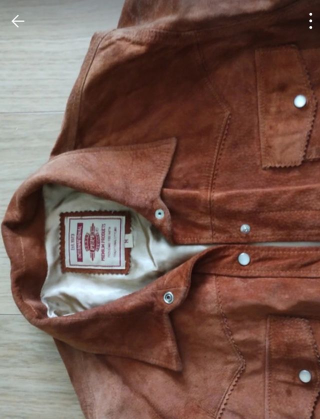 Chaqueta cuero vintage