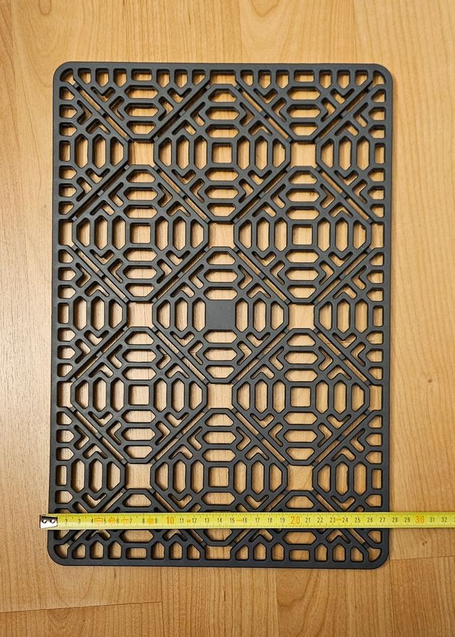 2 Alfombrillas fregadero antracita silicona.