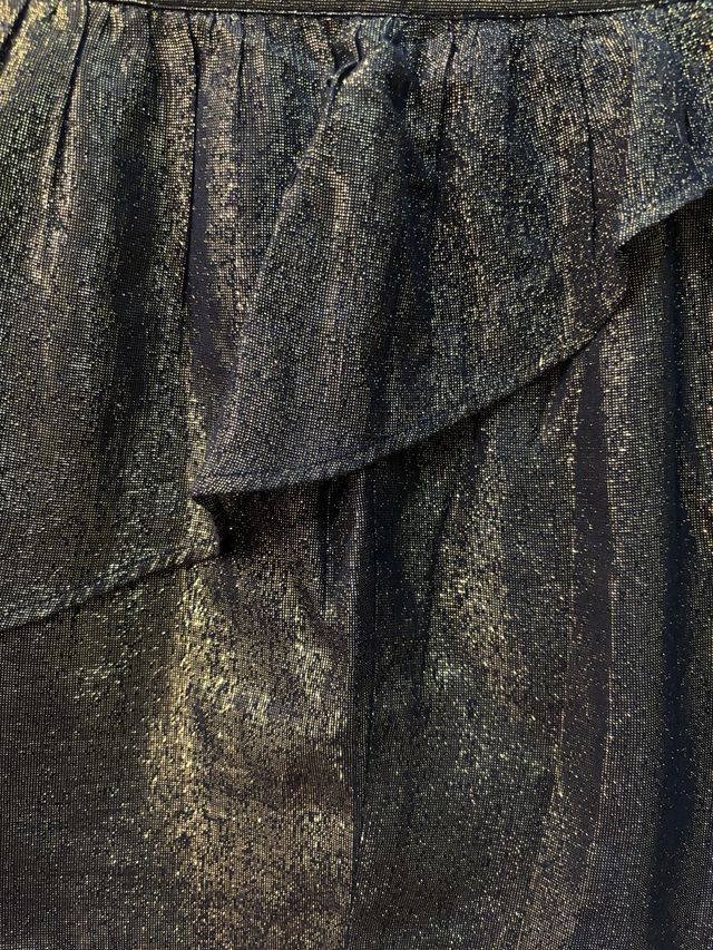 Minifalda azul marino y dorada Des Petits Hauts 