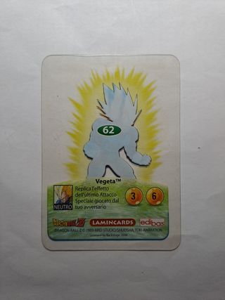 Lamincards Dragonball Z serie Oro 2006