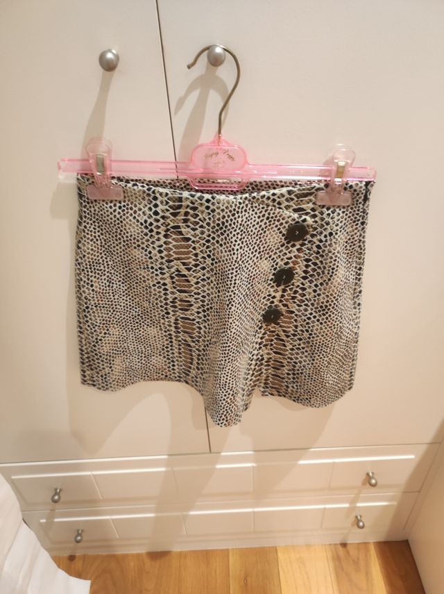 Falda pantalón estampado animal print