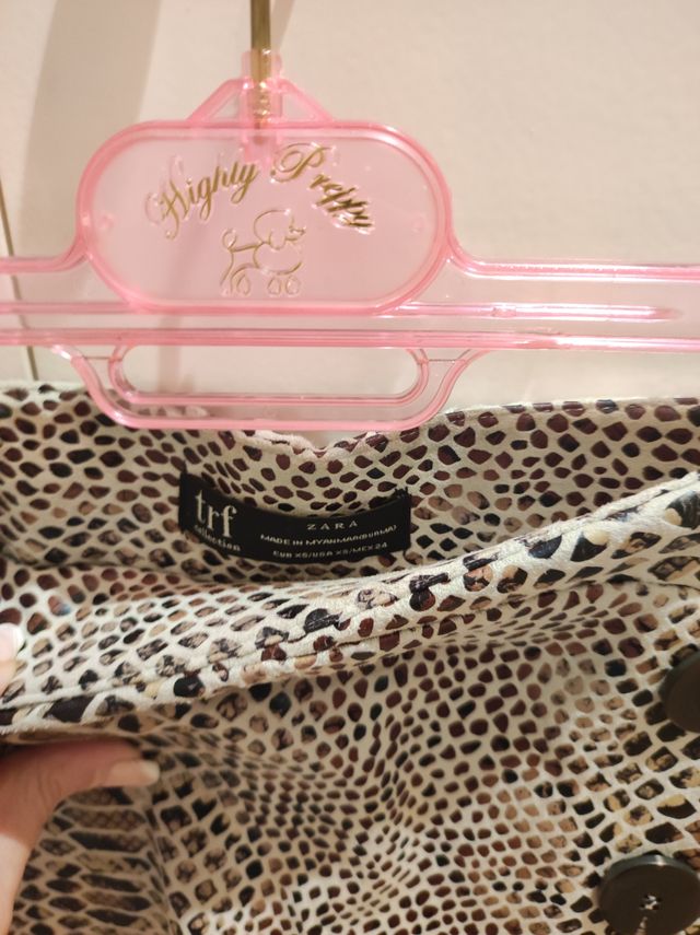 Falda pantalón estampado animal print