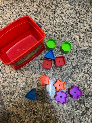 Cesta encajable bloques