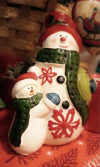 Porta piantina di Natale in ceramica