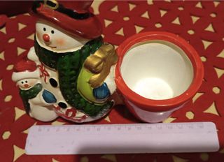 Porta piantina di Natale in ceramica