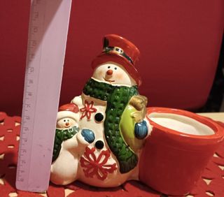 Porta piantina di Natale in ceramica