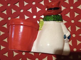 Porta piantina di Natale in ceramica