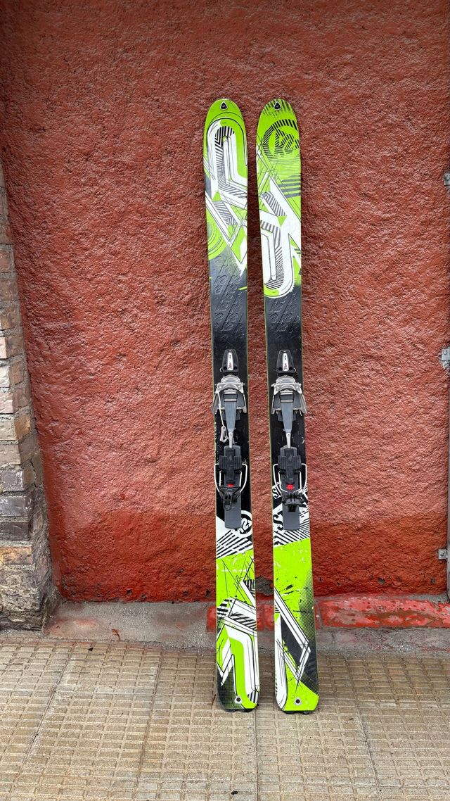 Esquis telemark + travesia k2 sidestash 108 Ti