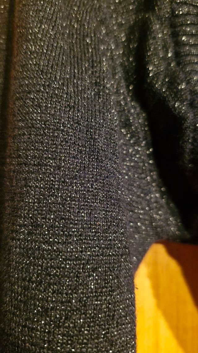 Bolero negro con brillo de Pinkie, T-M