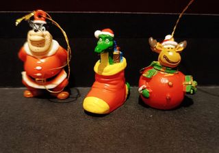 Set 3 personaggi Disney decorazioni di Natale
