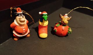 Set 3 personaggi Disney decorazioni di Natale