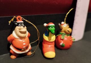 Set 3 personaggi Disney decorazioni di Natale
