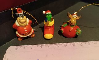 Set 3 personaggi Disney decorazioni di Natale