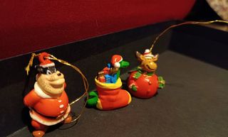 Set 3 personaggi Disney decorazioni di Natale