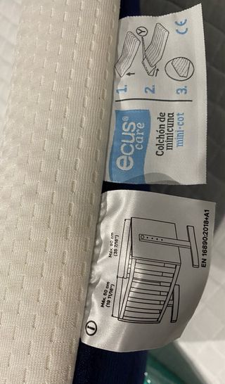 Colchón de minicuna Ecus Care