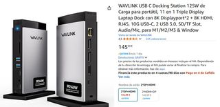 WAVLINK triple display docking station