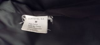 Chaqueta de cuero negro para hombre