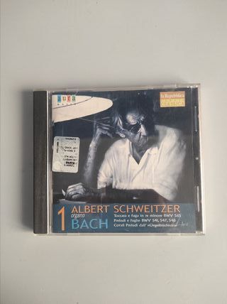 Albert Schweitzer Suona Bach. Organo Vol. 1 - CD