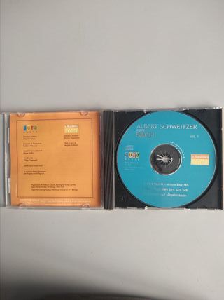 Albert Schweitzer Suona Bach. Organo Vol. 1 - CD