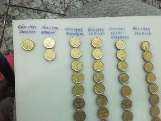 Monedas españolas de 5 pesetas