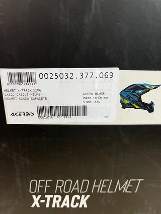 Casco acerbis x track