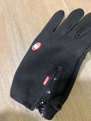 Lote guantes y botines ciclismo