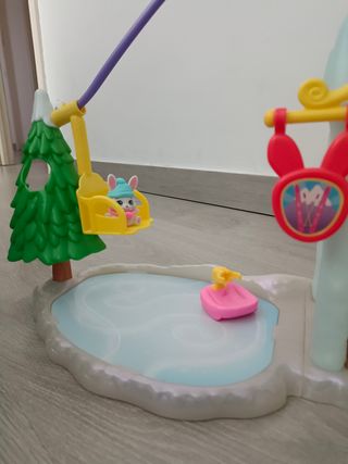 Casa nieve Echantimals + muñeca