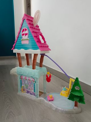 Casa nieve Echantimals + muñeca