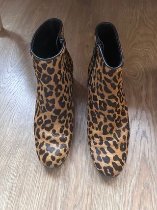 Botines animal print leopardo