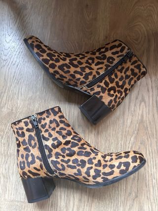 Botines animal print leopardo