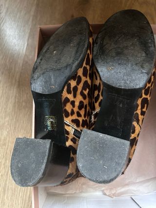 Botines animal print leopardo
