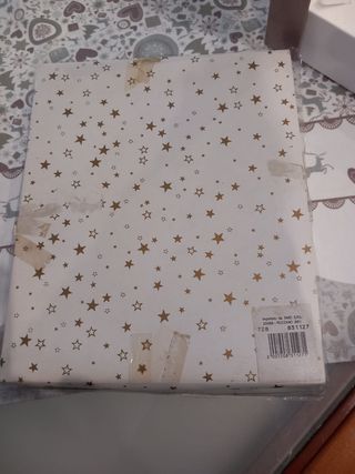Addobbi vintage dorati di natale 