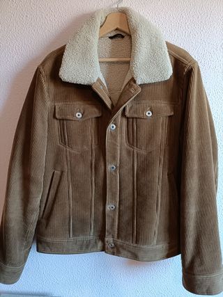 Chaqueta pana borrego. Mango. Chico. XL