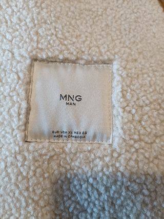 Chaqueta pana borrego. Mango. Chico. XL