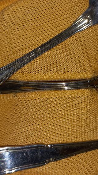 N.6 cucchiaini da caffè argento 800