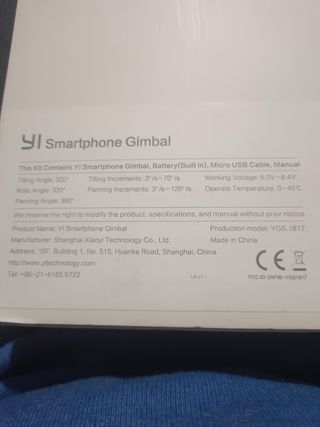Yi smartphone gimbal
