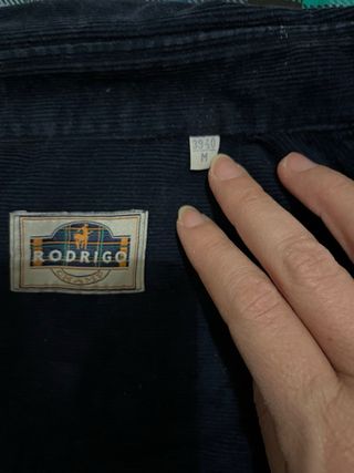 Camicia vintage in velluto