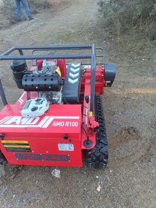 Desbrozadora trituradora cuchillas